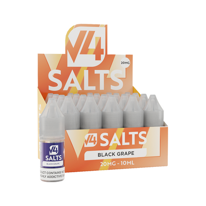 20mg V4 Salts 10ml Nic Salts (50VG/50PG) - Pack of 20