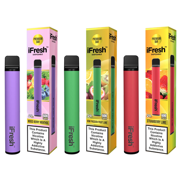 20mg iFresh Disposable Vape Device 600 Puffs