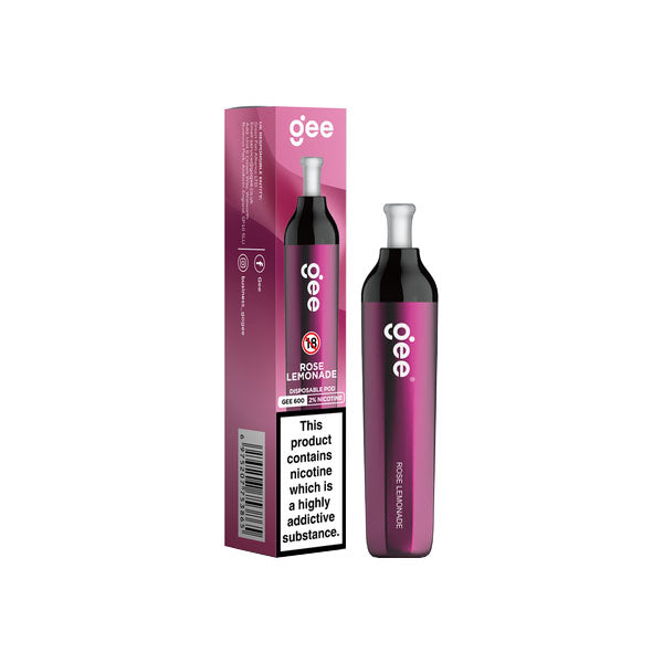 20mg ELF BAR Gee 600 Disposable Pod Vape Device 600 Puffs