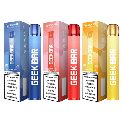 20mg Geekvape Geek Bar E600 Disposable Vape Device 600 Puffs