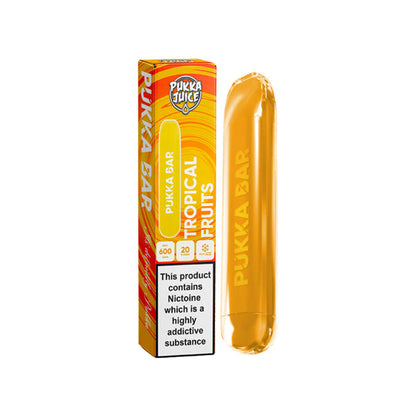 20mg Pukka Juice Pukka Bar Disposable Vape Pod 600 Puffs