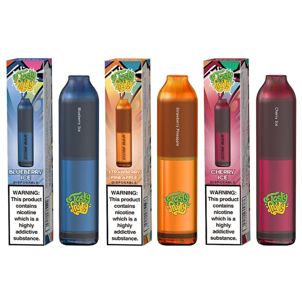 20mg Tasty Fruity Zoom Bar Disposable Vape Pod 600 Puffs