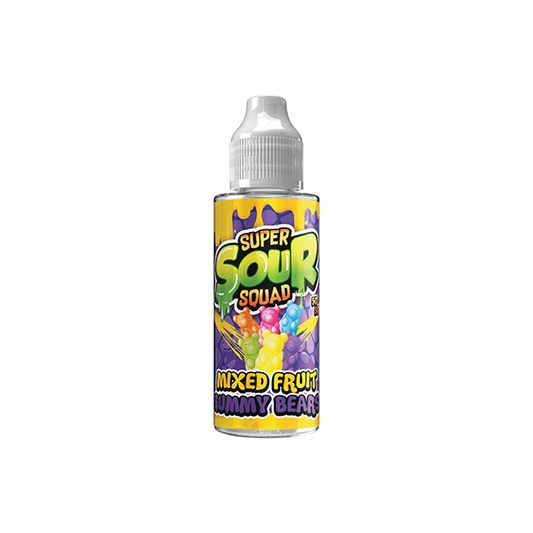 Super Sour Squad By Signature Vapours 100ml E-liquid 0mg (50VG/50PG)