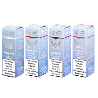 City Vape 12mg 10ml Flavoured E-liquid (30VG/70PG)