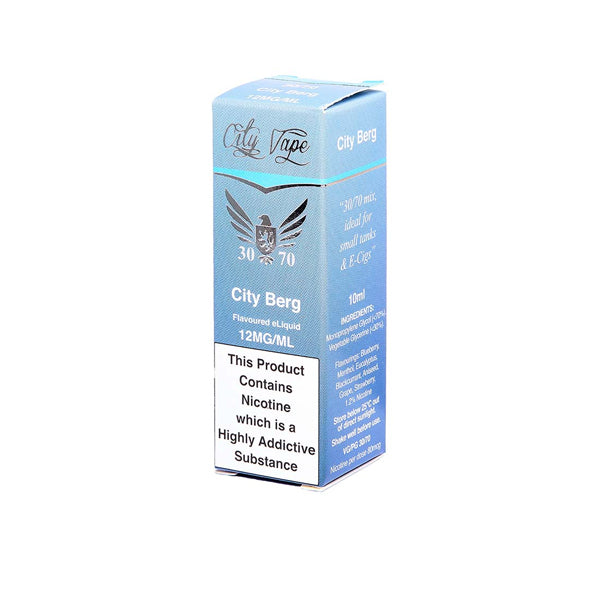 City Vape 6mg 10ml Flavoured E-liquid (30VG/70PG)