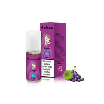 A-Steam Fruit Flavours 3MG 10ML (50VG/50PG)