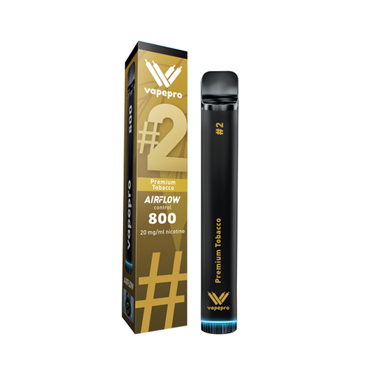 20mg Vapepro Disposable Vape Device 800 Puffs