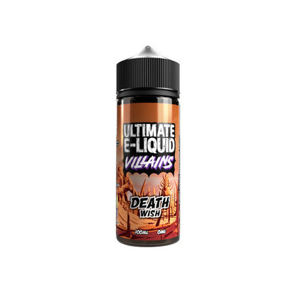 Ultimate E-Liquid Villains 100ml Shortfill 0mg (70VG/30PG)