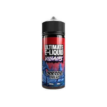 Ultimate E-Liquid Villains 100ml Shortfill 0mg (70VG/30PG)