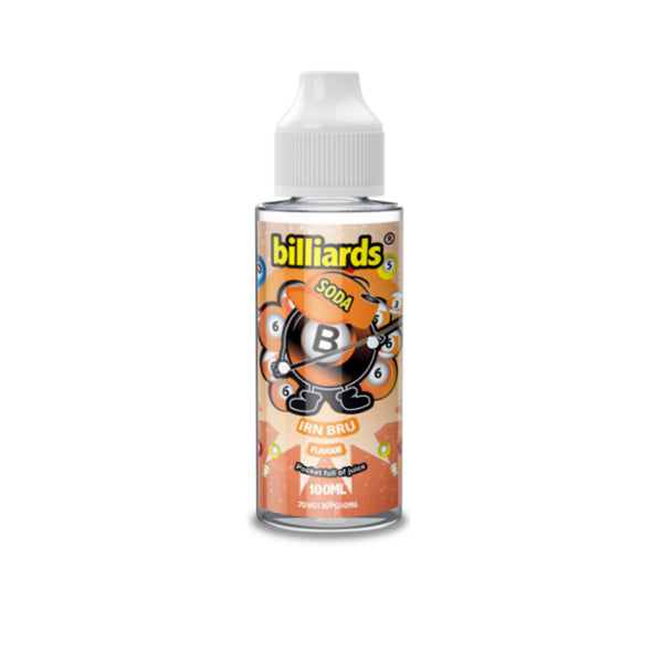 Billiards Soda Range 0mg 100ml Shortfill (70VG/30PG)