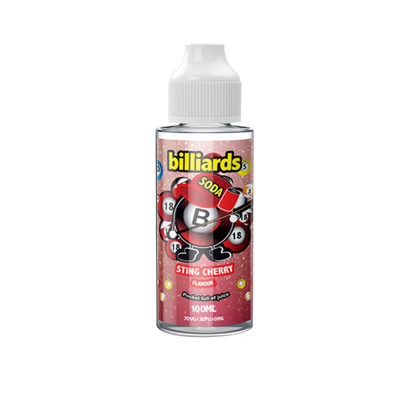 Billiards Soda Range 0mg 100ml Shortfill (70VG/30PG)