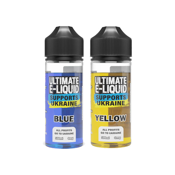 Ultimate E-liquid Supports Ukraine 100ml Shortfill 0mg (70PG/30VG)